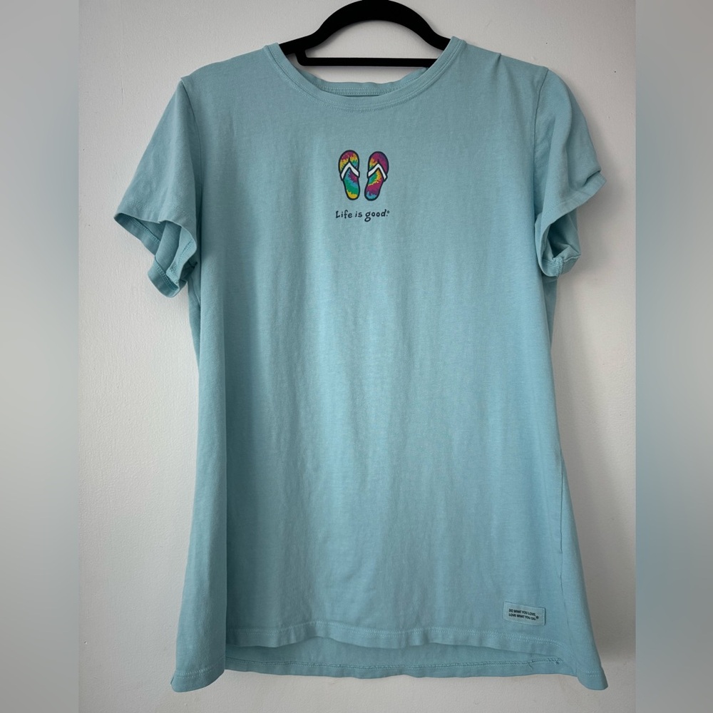Life is Good T shirt, size large